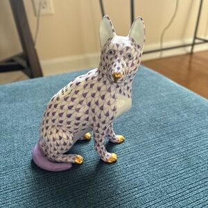 Herend German Shepherd Dog 15877 purple